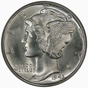 Winged Liberty Mercury Dime